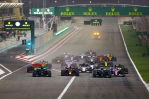 Formel 1 - Mercedes-AMG Petronas Motorsport, Großer Preis von Sakhir 2020. George Russell, Valtteri Bottas Formula One - Mercedes-AMG Petronas Motorsport, Sakhir GP 2020. George Russell, Valtteri Bottas