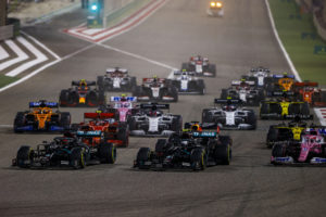 Formel 1 - Mercedes-AMG Petronas Motorsport, Großer Preis von Sakhir 2020. George Russell, Valtteri Bottas Formula One - Mercedes-AMG Petronas Motorsport, Sakhir GP 2020. George Russell, Valtteri Bottas