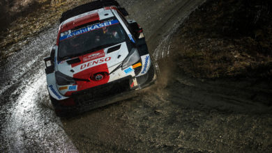 Elfyn Evans (GB) and Scott Martin (GB) of team Toyota Gazoo Racingare seen racing on special stage nr. 7 during the World Rally Championship Monte Carlo in Gap, France on 22,January // Jaanus Ree/Red Bull Content Pool // SI202101220158 // Usage for editorial use only //