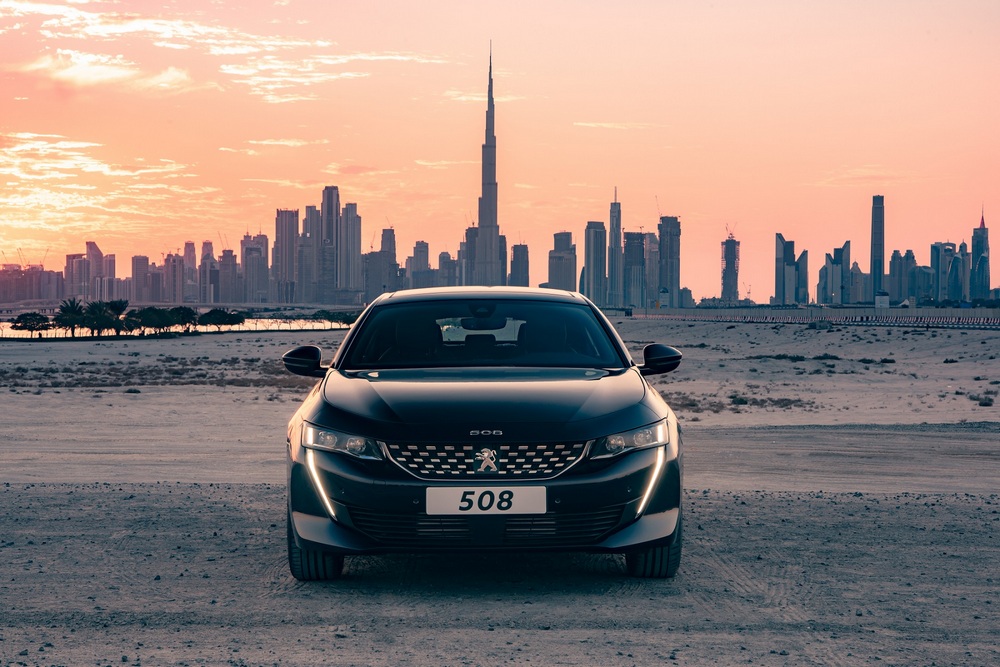 1_بيجو 508 GT من الأمام