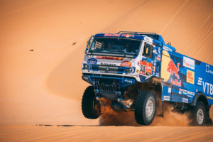 516 SHIBALOV Anton (rus), NIKITIN Dmitrii, TATARINOV Ivan during Stage 7 of the Dakar 2020 between Riyadh and Wadi Al-Dawasir, 741 km - SS 546 km, in Saudi Arabia, on January 12, 2020