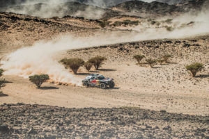 Stephane Peterhansel (FRA) for X-Raid Mini JCW Team races during stage 4 of Rally Dakar 2021 from Wadi Ad-Dawasir to Riyadh, Saudi Arabia on January 06, 2021. // Flavien Duhamel/Red Bull Content Pool // SI202101060166 // Usage for editorial use only //