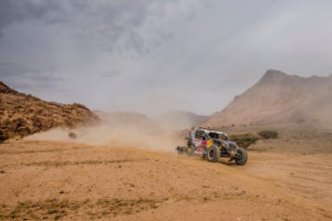 Francisco Lopez Contardo (CHL) for South Racing Can-Am team races during stage 11 of Rally Dakar 2021 from Alula to Yanbu, Saudi Arabia on January 14, 2021. // Flavien Duhamel/Red Bull Content Pool // SI202101140060 // Usage for editorial use only //