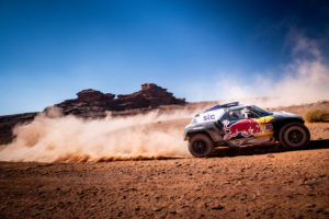 Stephane Peterhansel (FRA) of X-Raid JCW Team races during stage 09 of Rally Dakar2021 from Neom to Neom, Saudi Arabia on January 12, 2021 // Marcelo Maragni/Red Bull Content Pool // SI202101120085 // Usage for editorial use only //