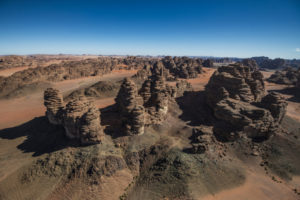 Landscape during Stage 3 of the Dakar 2020 between Neom and Neom, 489 km - SS 404 km, in Saudi Arabia, on January 7, 2020 - Photo Charly Lopez / ASO