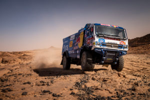 Dmitry Sotnikov (RUS) of Team KAMAZ-Master races during stage 03 of Rally Dakar2021 from Wadi Ad Dawasir to Wadi Ad Dawasir, Saudi Arabia on January 05, 2021 // Marcelo Maragni/Red Bull Content Pool // SI202101050072 // Usage for editorial use only //