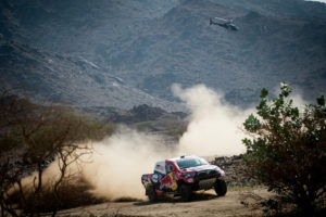 Nasser Al-Attiyah (QAT) of Toyota Gazoo Racing races during the prologue stage of Rally Dakar2021 around Jeddah, Saudi Arabia on January 02, 2021 // Marcelo Maragni/Red Bull Content Pool // SI202101020043 // Usage for editorial use only //