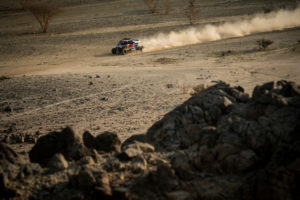 Seth Quintero (USA) of Red Bull Off-Road Junior Team races during the prologue stage of Rally Dakar2021 around Jeddah, Saudi Arabia on January 02, 2021 // Marcelo Maragni/Red Bull Content Pool // SI202101020020 // Usage for editorial use only //