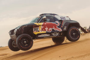 Stephane Peterhansel (FRA) for X-Raid Mini JCW Team races during stage 5 of Rally Dakar 2021 from Riyadh to Buraydah, Saudi Arabia on January 07, 2021. // Flavien Duhamel/Red Bull Content Pool // SI202101070122 // Usage for editorial use only //