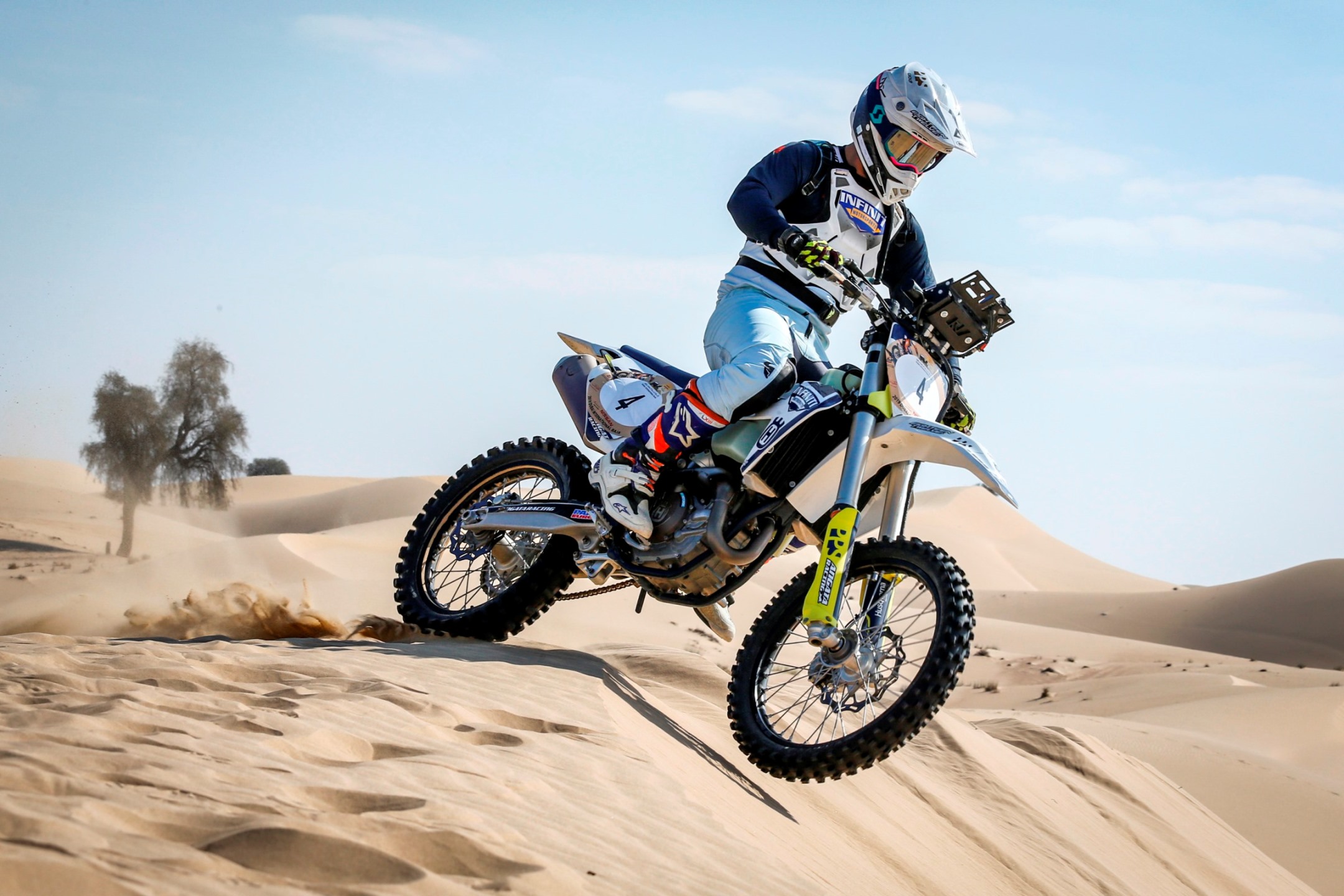 Aaron Mare in his Husqvarna 450