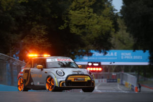 Rome (ITA), 8th March - 11th March 2021. ABB FIA Formula E World Championship, Season 7, Rome E-Prix, MINI Electric Pacesetter inspired by JCW, Safety Car.