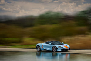 Gulf McLaren 720S photographed at McLaren Technology Centre- Woking UK - March 2021 Ref: Gulf_McLaren_720S-004.TIF
