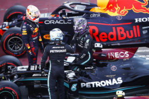 Formel 1 - Mercedes-AMG Petronas Motorsport, Großer Preis von Spanien 2021. Lewis Hamilton Valtteri Bottas   Formula One - Mercedes-AMG Petronas Motorsport, Spanish GP 2021. Lewis Hamilton Valtteri Bottas