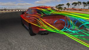 The fully functional rear spoiler on the 2022 CT4-V Blackwing balances the front underwing.