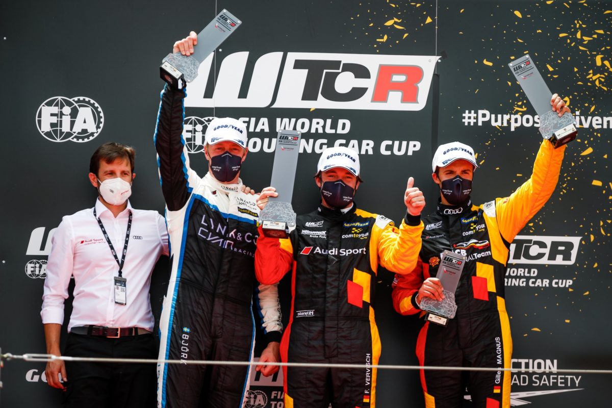 02-WTCR-Race-of-Spain-Race-2-podium-scaled