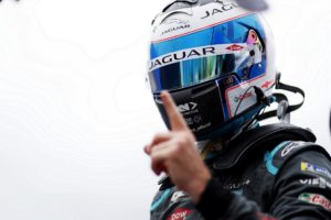 BROOKLYN STREET CIRCUIT, UNITED STATES OF AMERICA - JULY 11: Pole man Sam Bird (GBR), Jaguar Racing during the New York City E-Prix II at Brooklyn Street Circuit on Sunday July 11, 2021 in New York City, United States of America. (Photo by Sam Bloxham / LAT Images)