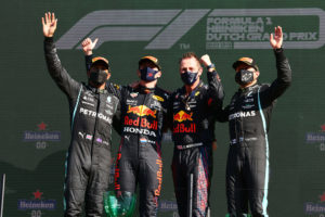 Formel 1 - Mercedes-AMG Petronas Motorsport, Großer Preis der Niederlande 2021. Lewis Hamilton Valtteri Bottas   Formula One - Mercedes-AMG Petronas Motorsport, Dutch GP 2021. Lewis Hamilton Valtteri Bottas