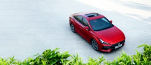 11 MG GT front aerial view