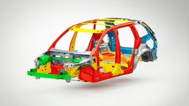 Seven per cent of the safety cage in the original XC90 was made of hot-formed boron steel. The structure in the upcoming cars built on the new Scalable Product Architecture (SPA)