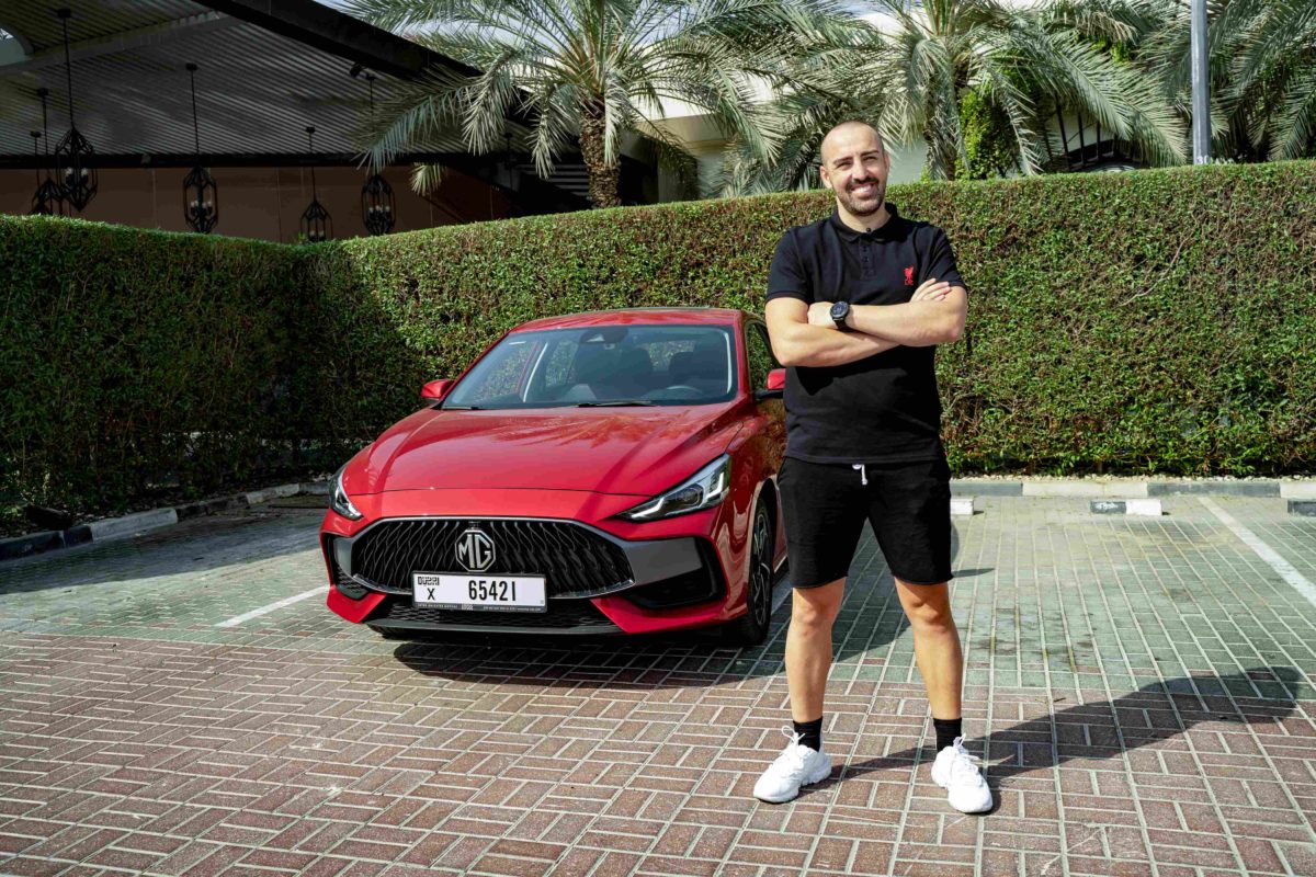2 - Jose Enrique With the MG GT
