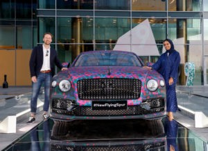 3 - Bentley's Head of Design Collaborations Brett Boydell and Hessa Al Suwaidi