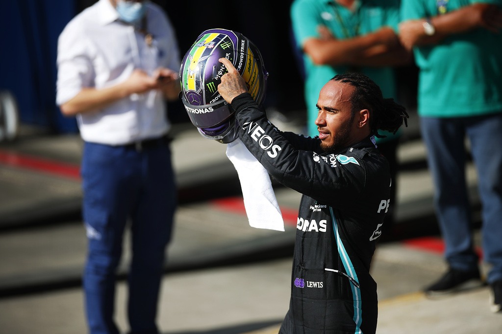 Formel 1 - Mercedes-AMG Petronas Motorsport, Großer Preis von São Paulo 2021. Lewis Hamilton Formula One - Mercedes-AMG Petronas Motorsport, São Paulo GP 2021. Lewis Hamilton