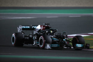 Formel 1 - Mercedes-AMG Petronas Motorsport, Großer Preis von Katar 2021. Lewis Hamilton Formula One - Mercedes-AMG Petronas Motorsport, Qatar GP 2021. Lewis Hamilton