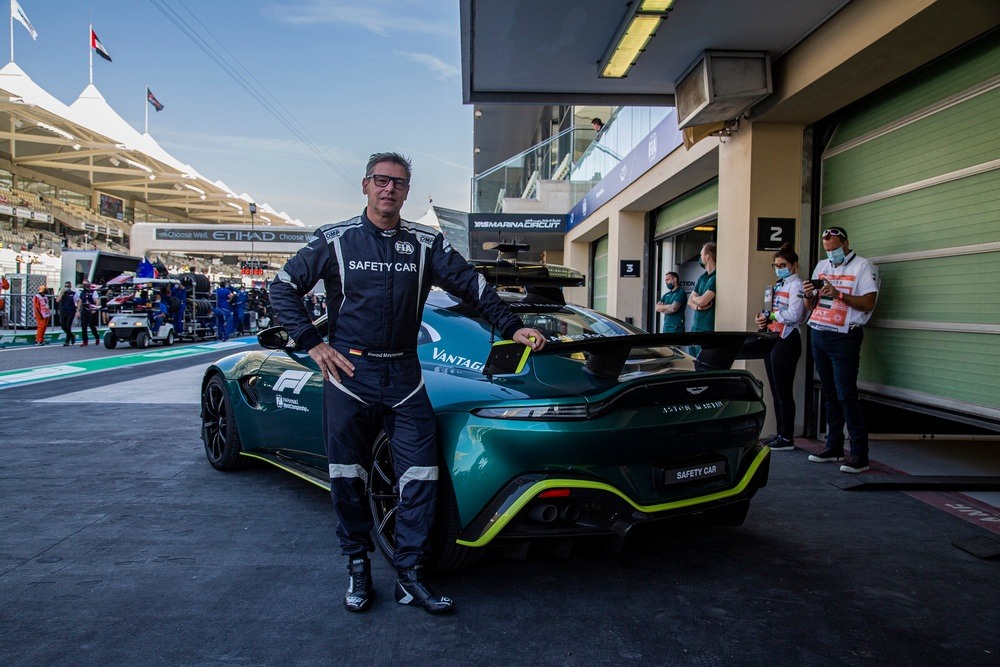 1 Bernd Mayländer, FIA Safety Car driver, YMC Pitlane