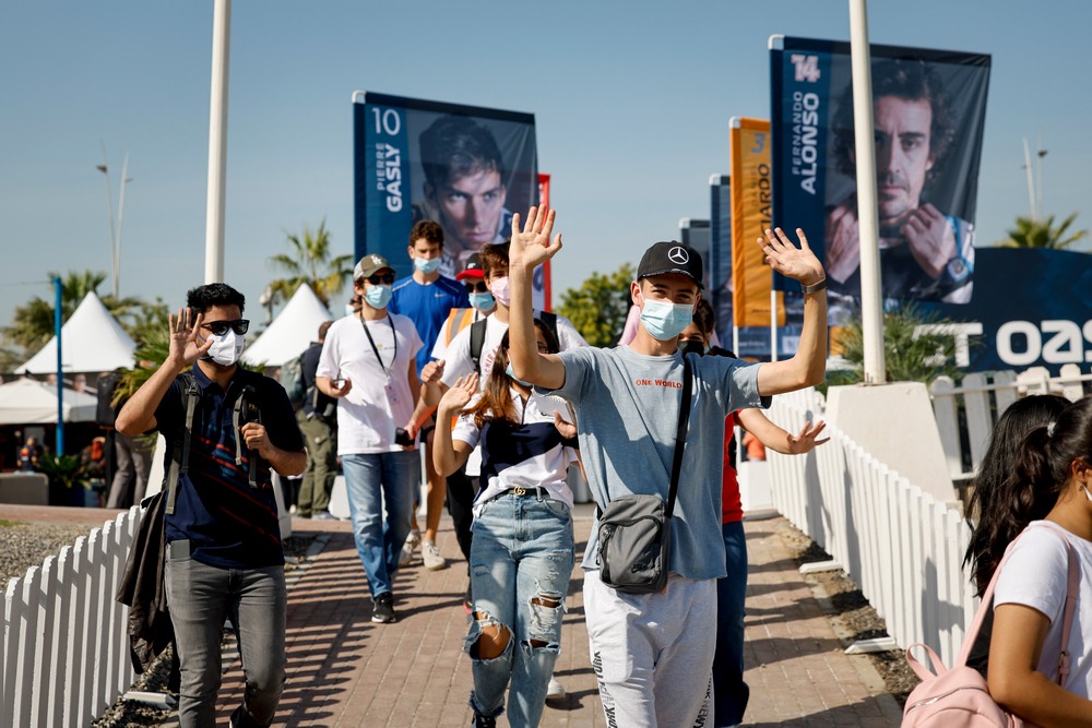 1 Fans Enter for ADGP Weekend 1