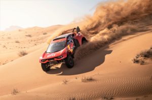 Sebastien Loeb testing in UAE 1