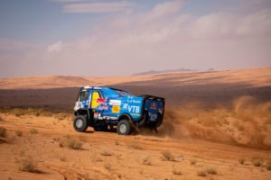 Eduard Nicolaev (RUS) of Team KAMAZ-Master races during stage 02 of Rally Dakar2022 around Hail, Saudi Arabia on January 02, 2022 // SI202201020092 // Usage for editorial use only //