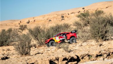 Sebastien Loeb (FRA) of Bahrain Raid Xtreme races during stage 05 of Rally Dakar 2022 around Riyadh, Saudi Arabia on January 06, 2022