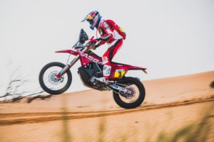 Sam Sunderland (UK) for Gas Gas Factory Racing races during stage 2 of Rally Dakar 2022 from Ha’il to Al Artawiyah, SaudiArabia on January 03, 2022 // SI202201030089 // Usage for editorial use only //