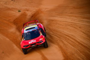 Sébastien Loeb and Fabian Lurquin on the BRX Prodrive Hunter T1+ of the Bahrain Raid Xtreme Team during the Stage 2 of the Dakar Rally 2022 between Hail and Al Artawiya, on January 3rd 2022 in Al Artawiya, Saudi Arabia // SI202201030159 // Usage for editorial use only //
