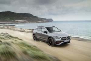 Mercedes-Benz GLA, Edition1, AMG Line, mountaingrau magno Mercedes-Benz GLA, Edition1, AMG Line, mountain grey MAGNO