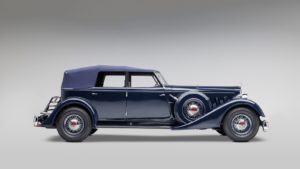 1934PackardTwelveConvertibleSedanbyDietrichProfile-JBS(2)