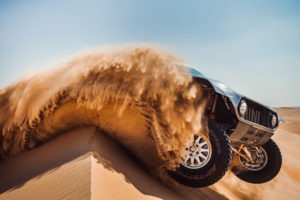 2 Abu Dhabi Desert Challenge - Car in action