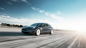 2 Model 3 Performance - Midnight Silver Tarmac Motion