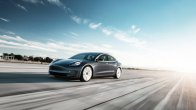 2 Model 3 Performance - Midnight Silver Tarmac Motion