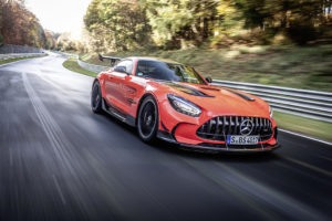 Mercedes-AMG GT Black Series (Kraftstoffverbrauch kombiniert: 12,8 l/100 km, CO2-Emissionen kombiniert: 292 g/km), 2020, Outdoor, Nürburgring Nordschleife, AMG magmabeam   Mercedes-AMG GT Black Series (combined fuel consumption: 12,8 l/100 km, combined CO2 emissions: 292 g/km), 2020, Outdoor, Nürburgring Nordschleife, AMG magmabeam