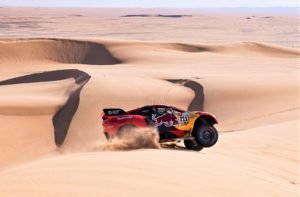 211 Loeb Sébastien (fra), Lurquin Fabian (bel), Bahrain Raid Xtreme, BRX Prodrive Hunter T1+, Auto FIA T1/T2, W2RC, action during the Stage 8 of the Dakar Rally 2022 between Al Dawadimi and Wadi Ad Dawasir, on January 10th 2022 in Wadi Ad Dawasir, Saudi Arabia - Photo Florent Gooden / DPPI