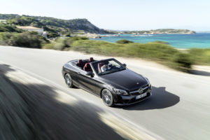 Mercedes-Benz C-Klasse Cabriolet Avantgarde, Exterieur: graphitgrau, Interieur: Leder cranberryrot/schwarz Mercedes-Benz C-Class Cabriolet Avantgarde, exterior: graphite grey, interior: leather cranberry red/black