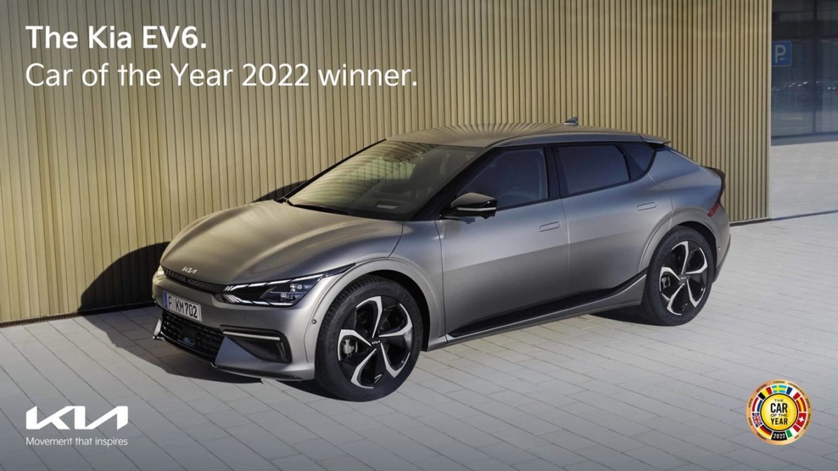 Kia EV6 named European Car of the Year 2022