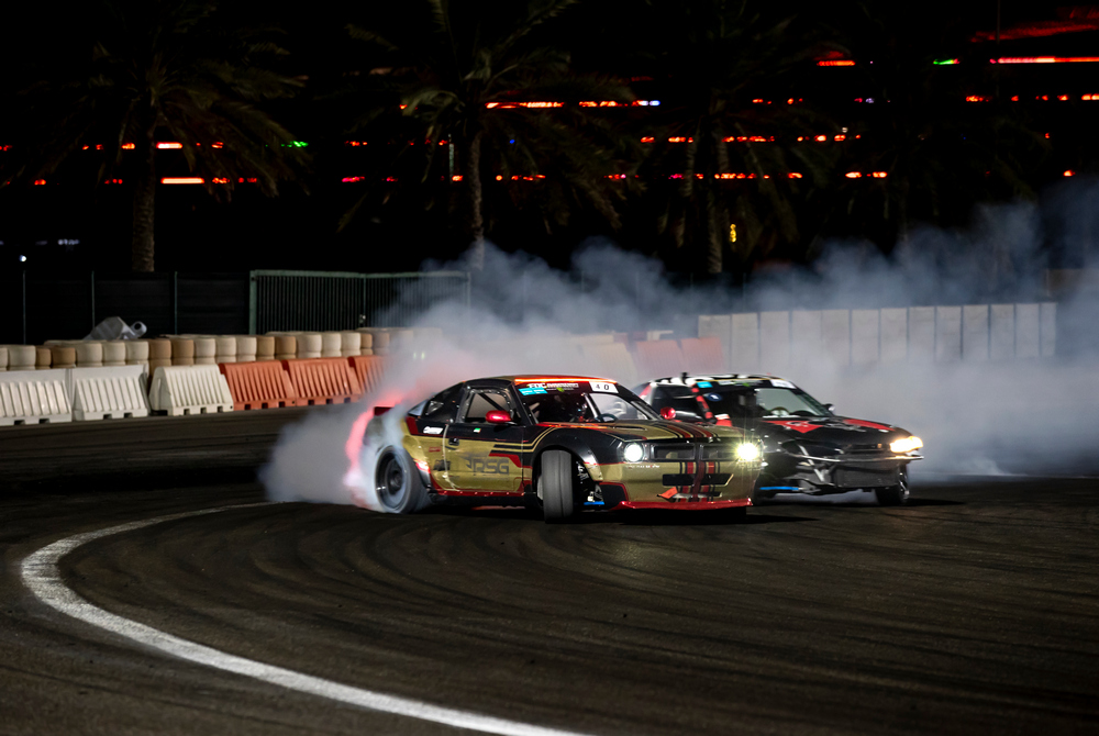 Yas Marina Circuit, Drift Championship, round 4, last round, Saturday 19 March 2022, action
