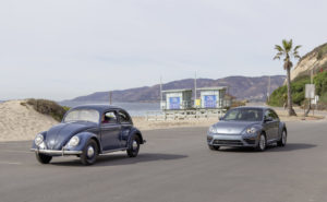 Ein Volkswagen Beetle aufgenommen am 27.11.2018 im US-amerikanischen Los Angeles (USA). Die L.A. Autoshow zeigt der Öffentlichkeit die neuesten Modelle für den weltweit zweitgrößten Automarkt. Foto: Friso Gentsch/Volkswagen