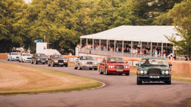 1 – Bentley’s ten-car parade at the Goodwood Festival of Speed