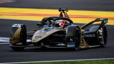 AUTODROMO HERMANOS RODRIGUEZ, MEXICO - FEBRUARY 12: Jean-Eric Vergne (FRA), DS Techeetah, DS E-Tense FE21 during the Mexico City ePrix at Autodromo Hermanos Rodriguez on Saturday February 12, 2022 in Mexico City, Mexico. (Photo by Simon Galloway / LAT Images)