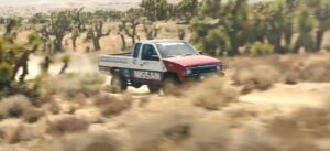 Larson's "right at Baja"