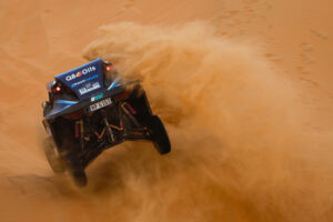 319 BAUD Lionel (fra), BAUD Lucie (fra), G Rally Team, G Rally Team OT3, action during the Stage 3 of the 2023 Abu Dhabi Desert Challenge, 2nd round of the 2023 W2RC season, on March 1, 2023 around Qasr Al Sarab in the Liwa Desert, Abu Dhabi - Photo Julien Delfosse / DPPI