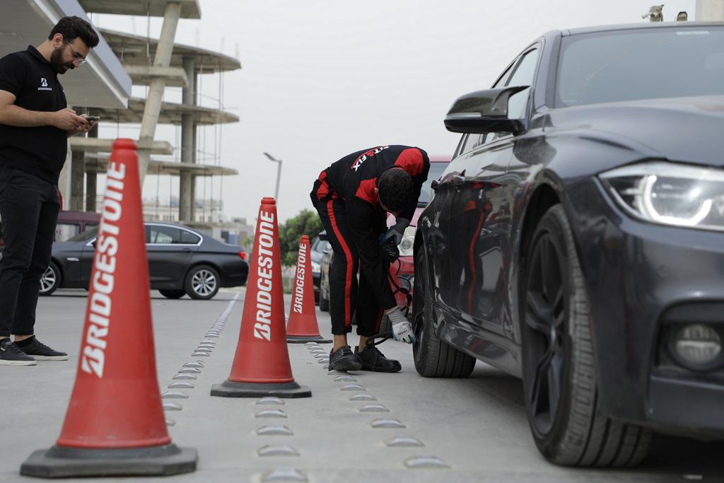 بريجستون Bridgestone حملة تعزيز سلامة إطار السيارة #CheckedbyBridgestone جمهورية مصر العربية، بالتعاون النيل للمشروعات والتجارة Nile Projects & Trading Company شبكة فيت أند فيكس Fit & Fix محافظات مصر
